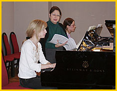 April, 2003 master class at Akademia Muzyczna, Wroclaw, Poland