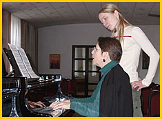April, 2003 master class at Akademia Muzyczna, Wroclaw, Poland