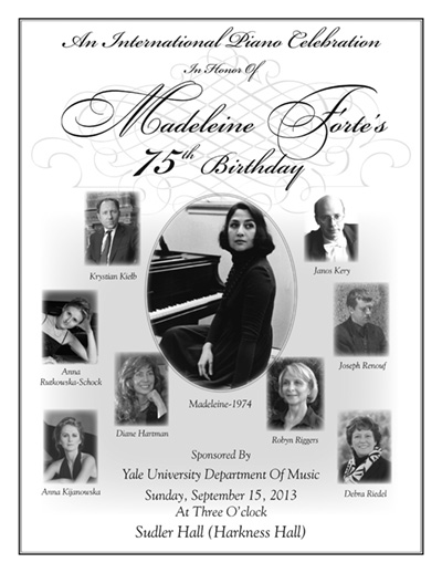 International Piano Celebration Flyer