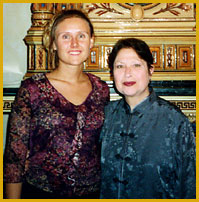 Madeleine with student Anna Rutkowska, Poland